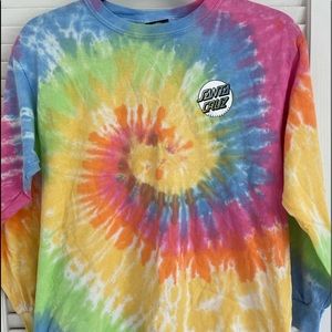 Santa Cruz Long Sleeve Tie Dye Shirt